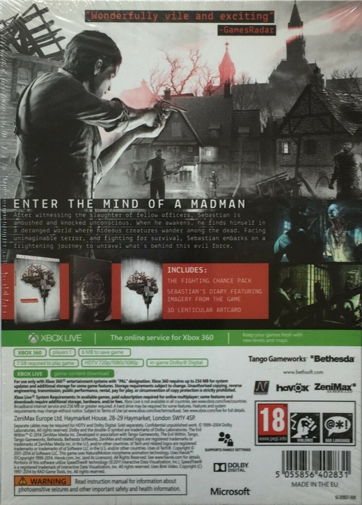 Back of box Back of box