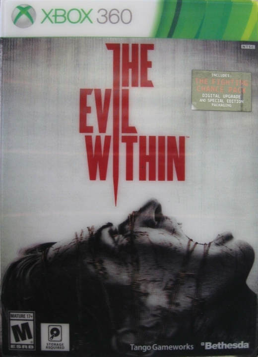Front of slipcover with sticker