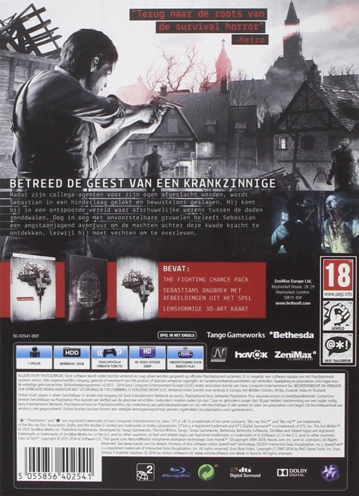 Back of box Back of box