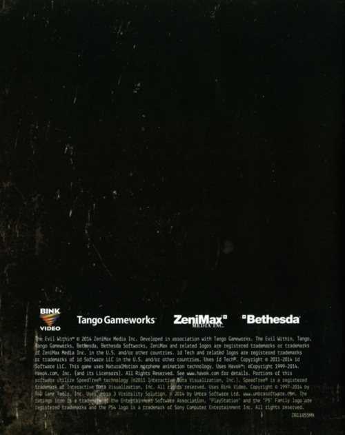 Back of manual Back of manual