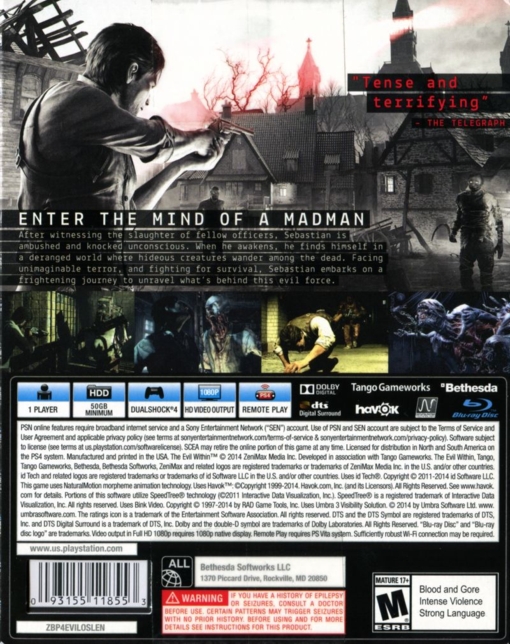 Back of slipcase Back of slipcase