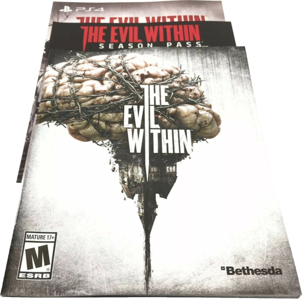 DLC sheet, season pass advertisement, and manual