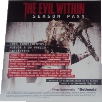 Spanish side of season pass advertisement