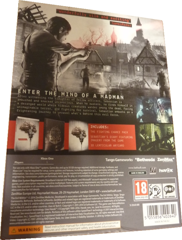 Back of box Back of box