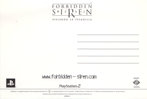 Postcard 2, back