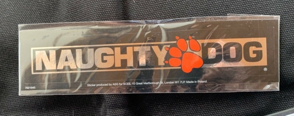 Naughty Dog sticker