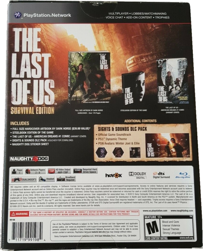 Back of box Back of box