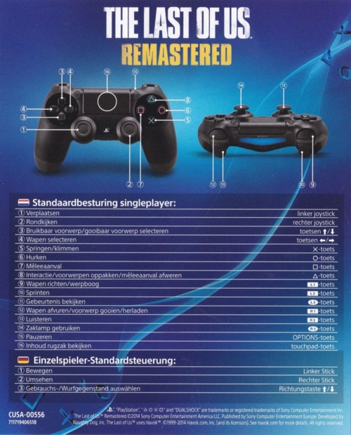 Front of manual