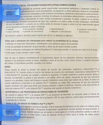 Health and warranty sheet Health and warranty sheet