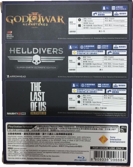 Back of box Back of box