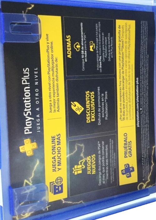 Back of manual