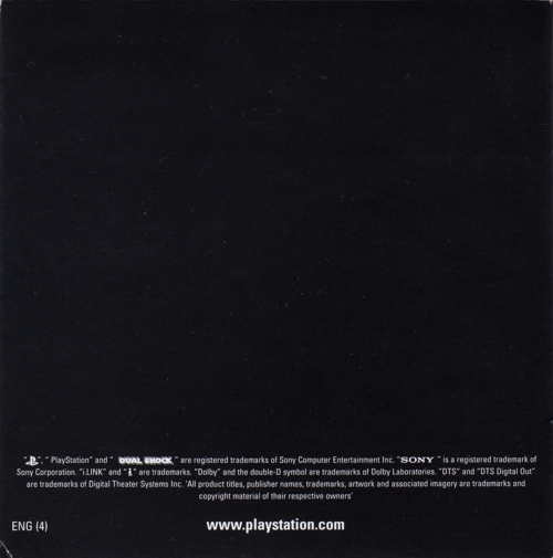 Back of catalog