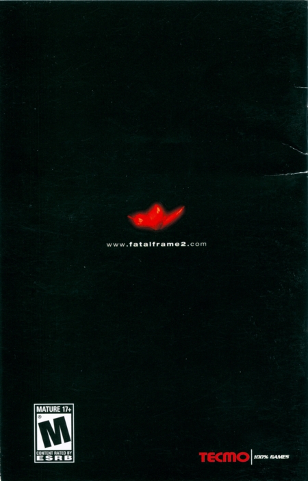 Back of English manual Back of English manual