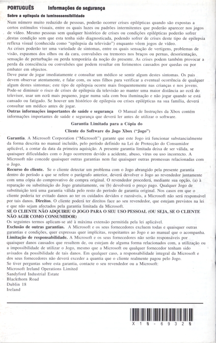 Support booklet back