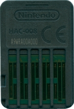Back of cartridge