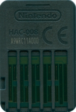 Back of cartridge
