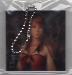 Front of keychain in pouch Front of keychain in pouch