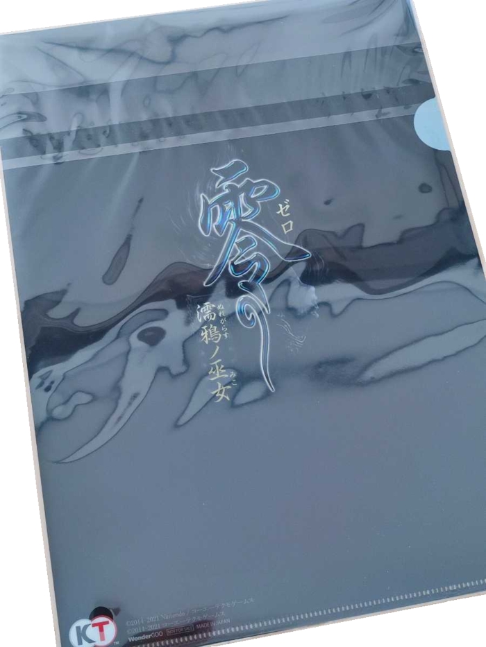 Back of clear file in pouch Back of clear file in pouch