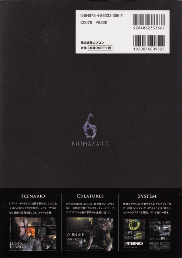 Back of slipcover with obi