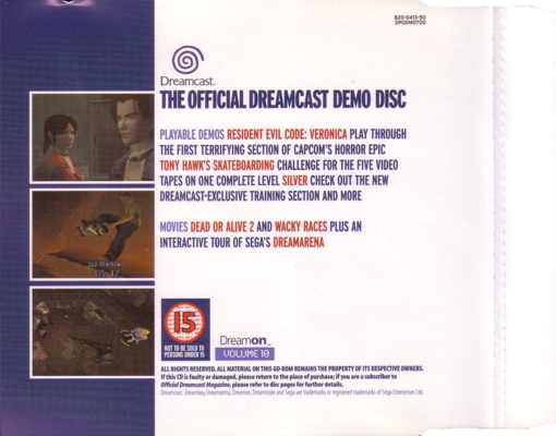 Back of insert