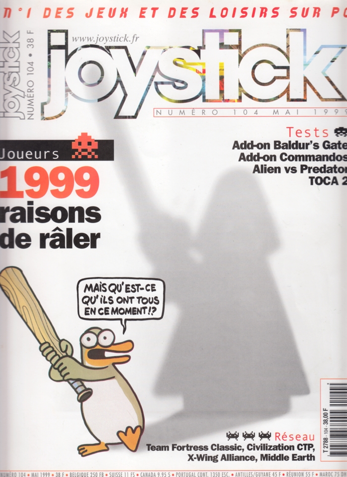 Front of magazine