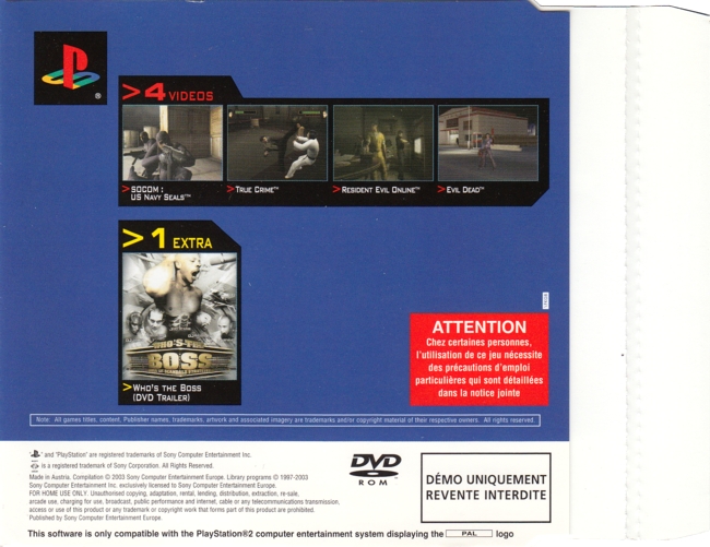 Back of insert