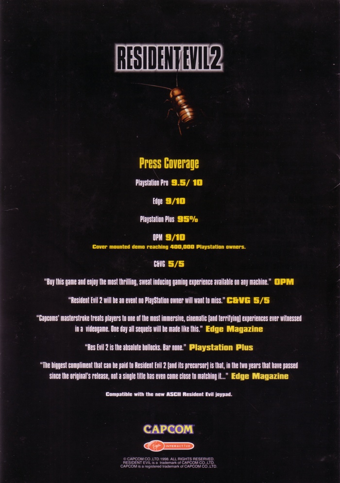 Promo leaflet, back