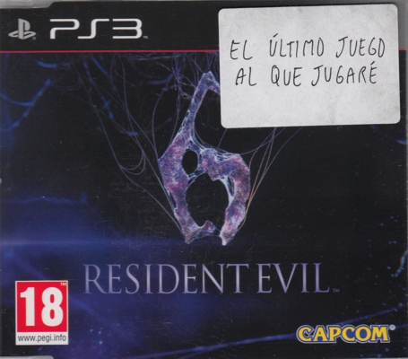 Front of promo game with Spanish sticker