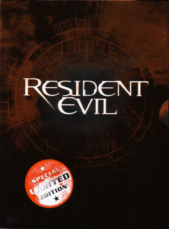 Front of slipcase with sticker