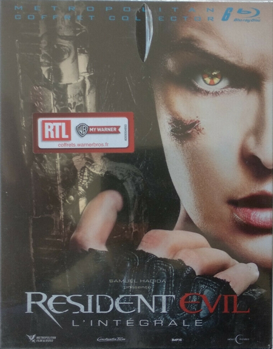 Front of box with sticker