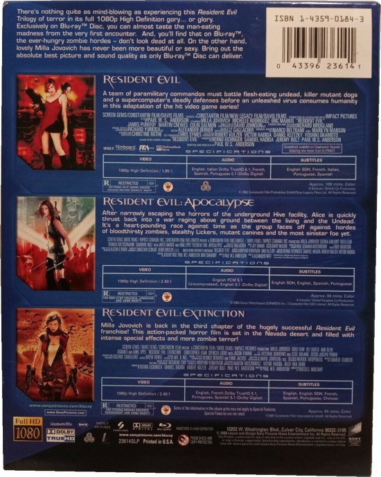 Back of box