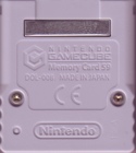 Memory Card, back Memory Card, back