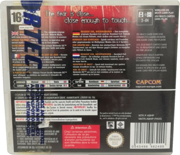 Sealed back Sealed back