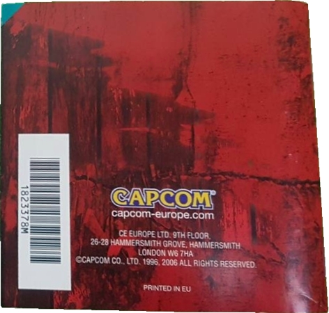 Back of manual Back of manual