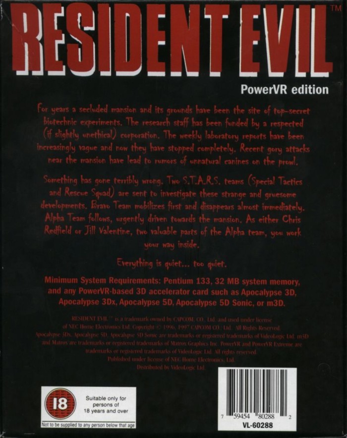 Back of box
