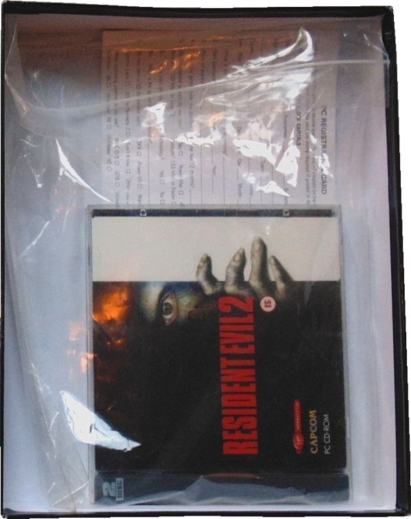 Inside box; case, ziploc, and registration card