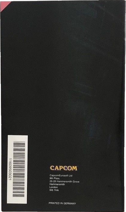 Back of manual