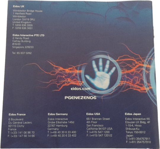 Back of catalog