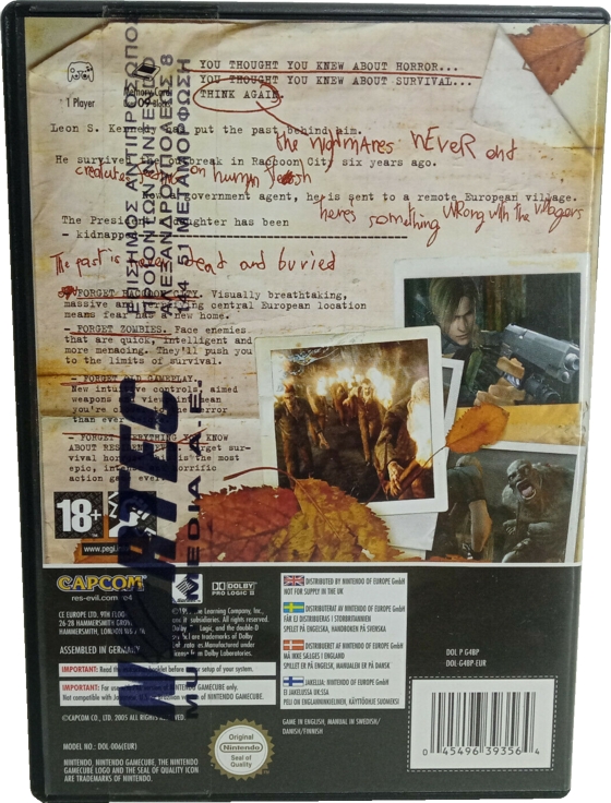 Back with sealing tape