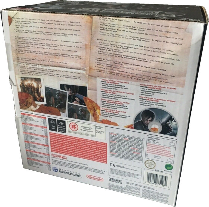 Back of box with BBFC and barcode stickers Back of box with BBFC and barcode stickers