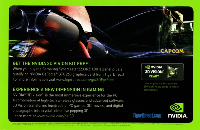 Back of advertisement