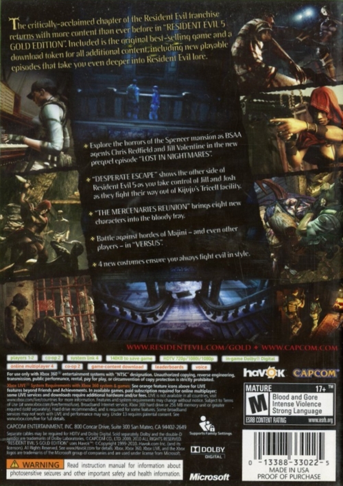 Back of case Back of case