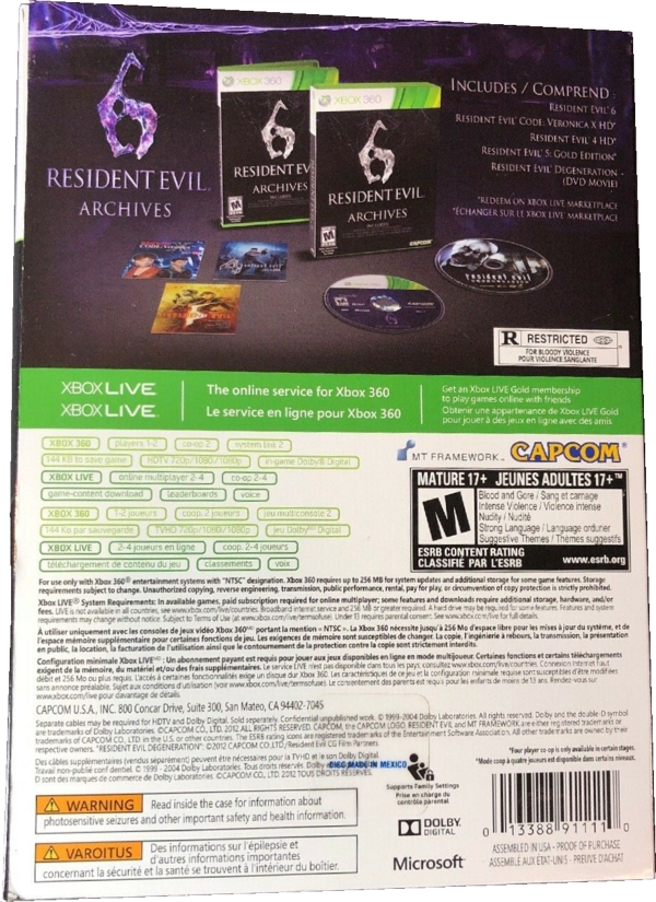 Back of slipcover Back of slipcover