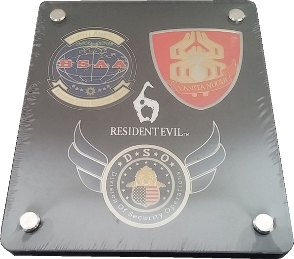 Front of emblem packaging