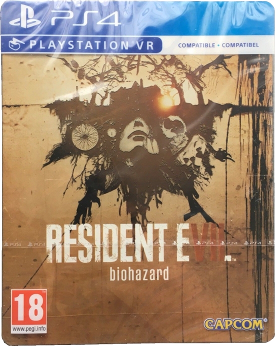 Front of steelbook inside plastic slipcover