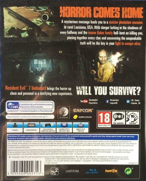Back of case Back of case