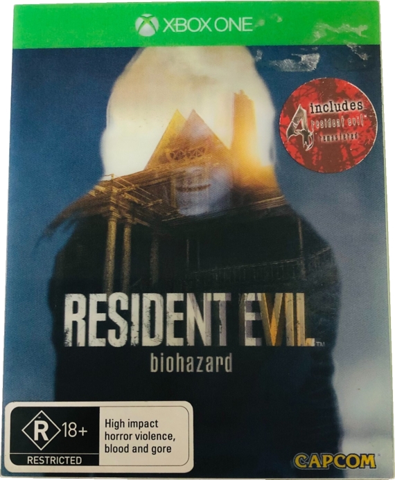 Front of lenticular slipcover with stickers