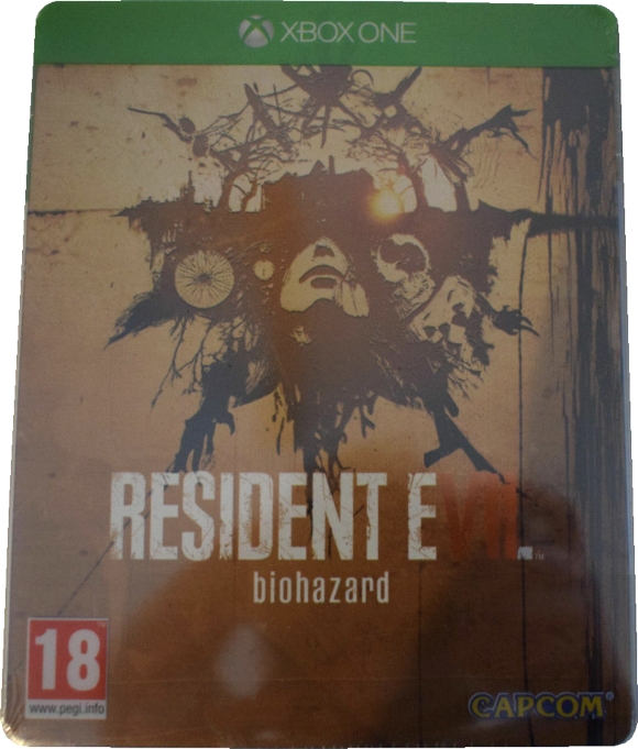 Front of steelbook inside plastic slipcover Front of steelbook inside plastic slipcover