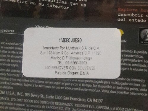 Other Mexican distributor sticker Other Mexican distributor sticker