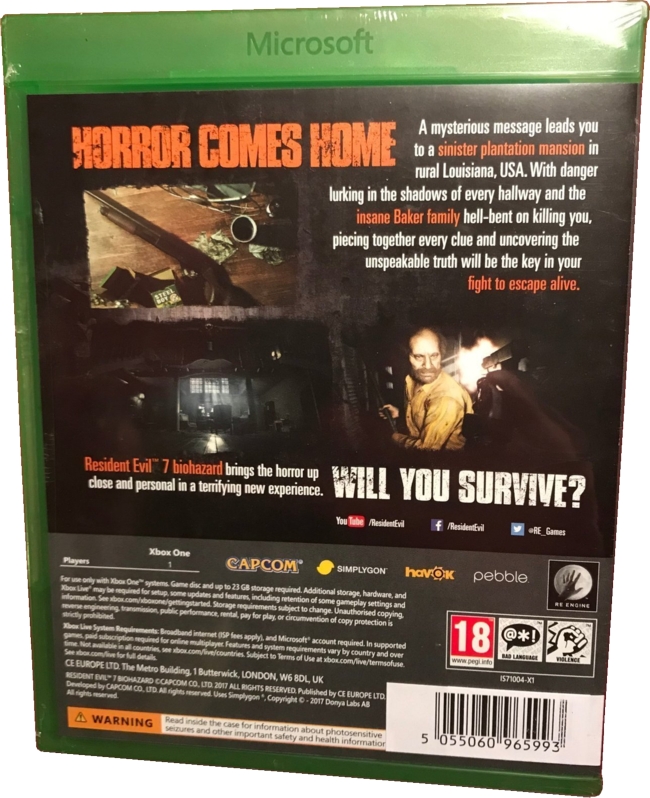 Back with barcode sticker